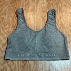 Lucky brand‎ grey bralette large